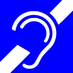 ikona niesłyszący